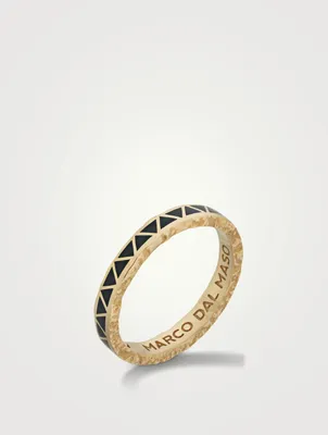 Manawa 18K Gold Thin Band Ring