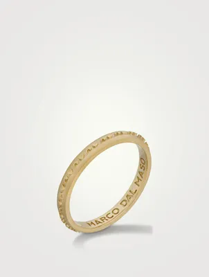 Icon 18K Gold Slim Eternity Band