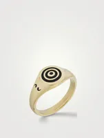 Acies 18K Gold Ipnotic Signet Ring