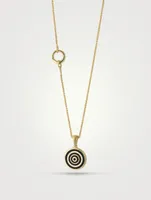 Acies 18K Gold Ipnotic Pendant Necklace