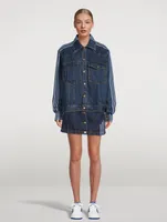 IVY PARK Denim Mini Skirt