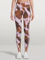 IVY PARK High-Waisted Leggings Cow Print