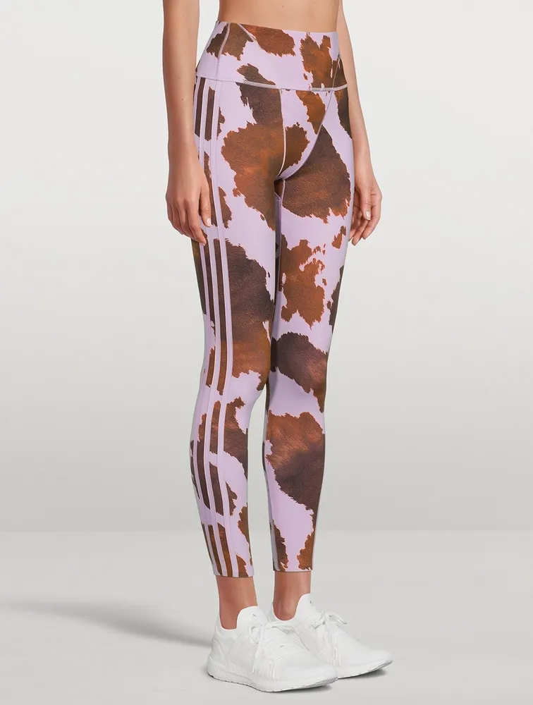 IVY PARK High-Waisted Leggings Cow Print