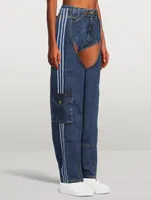 IVY PARK Denim Chaps With Shorts