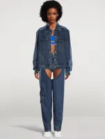 IVY PARK Denim Chaps With Shorts