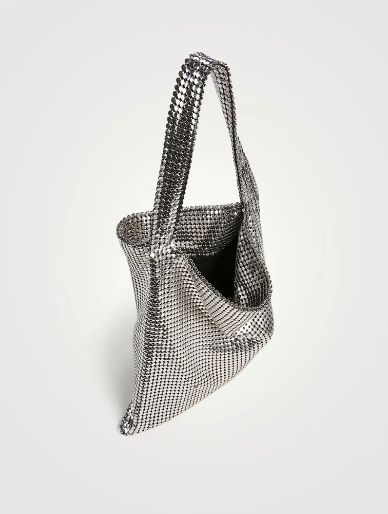 Metallic Mesh Hobo Bag