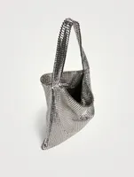 Metallic Mesh Hobo Bag