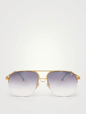 VF Collins 24K Gold Aviator Sunglasses