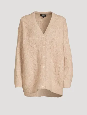 Cable-Knit Cardigan