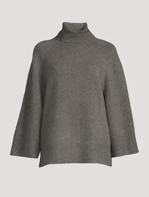 Wool And Cashmere Turtleneck Sweater