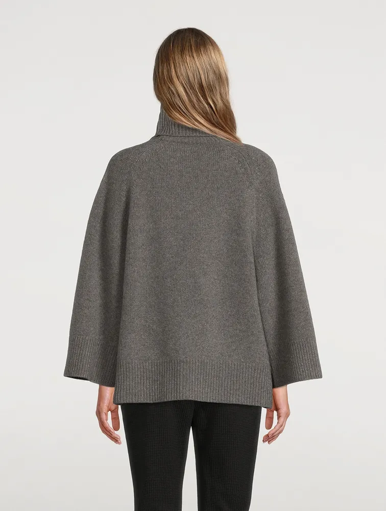 Wool And Cashmere Turtleneck Sweater