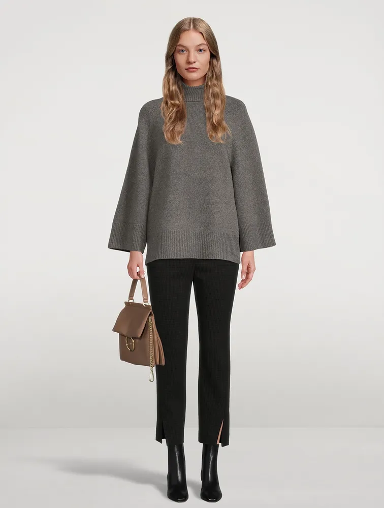 Wool And Cashmere Turtleneck Sweater