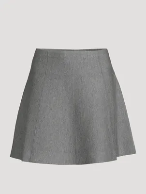 High-Waisted Flared Skirt