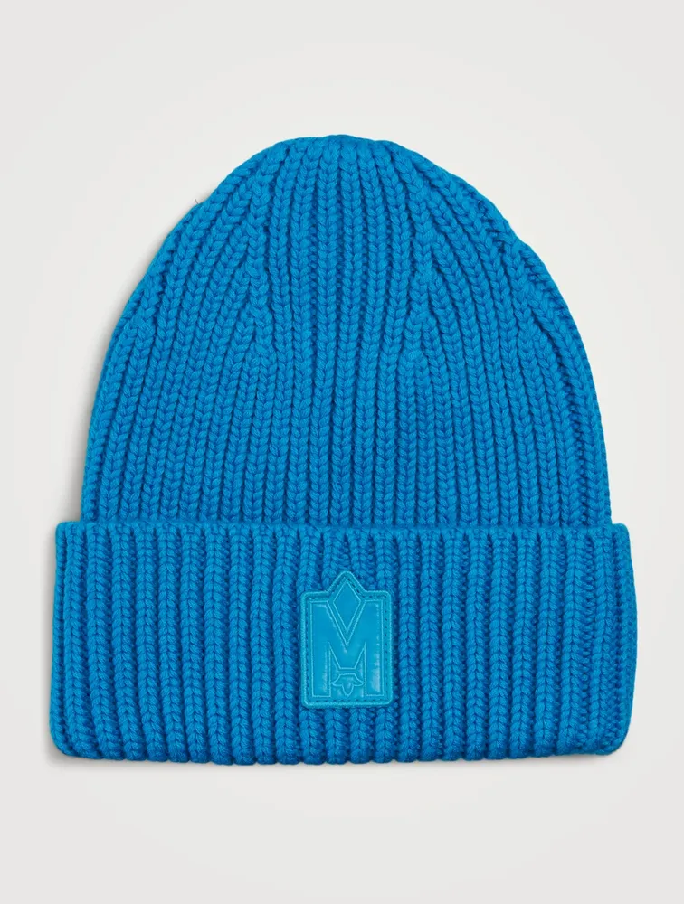 Jude Wool-Blend Beanie With Patch