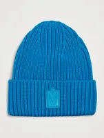 Jude Wool-Blend Beanie With Patch