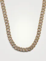 Cuban Pavé Link Necklace