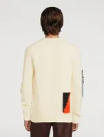 Wool And Mohair Jacquard Sweater