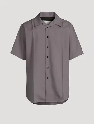 Wool Short-Sleeve Shirt