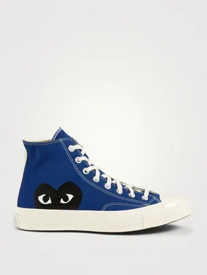 CONVERSE X CDG PLAY Chuck Taylor 70 Canvas High-Top Sneakers