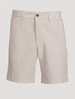 Eaton Linen-Blend Relaxed Shorts