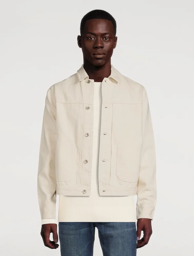 Hemp-Blend Broken Twill Shop Jacket