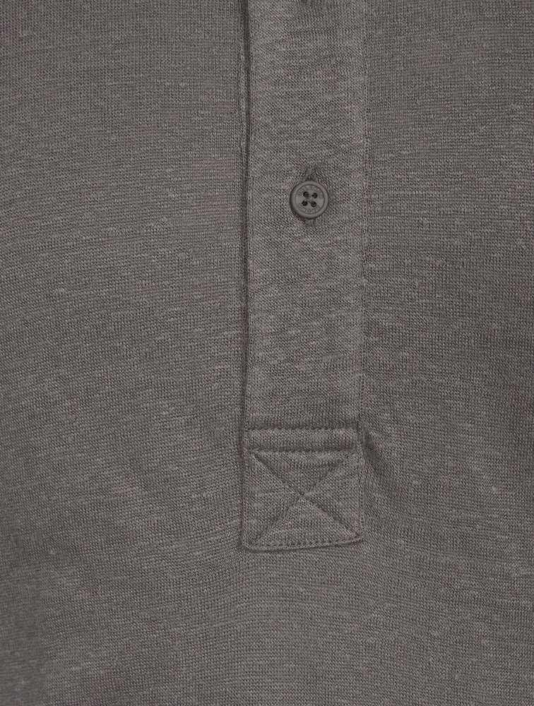 Sebastian Linen Polo Shirt