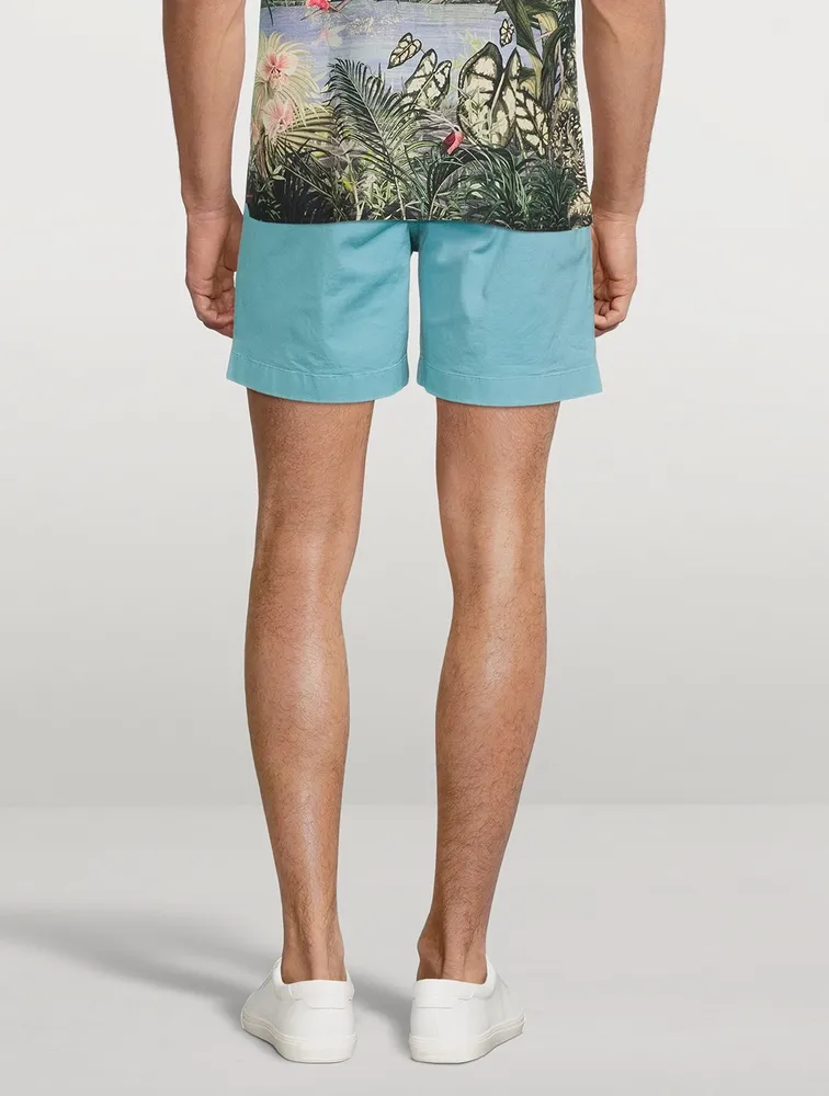 Bulldog Cotton Twill Shorts