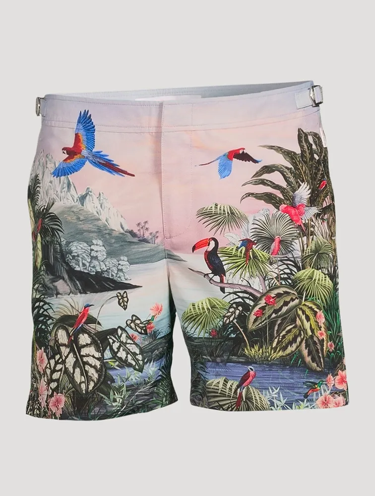 Bulldog Into The Jungle Swim Shorts