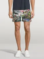 Bulldog Into The Jungle Swim Shorts