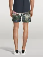 Bulldog Into The Jungle Swim Shorts