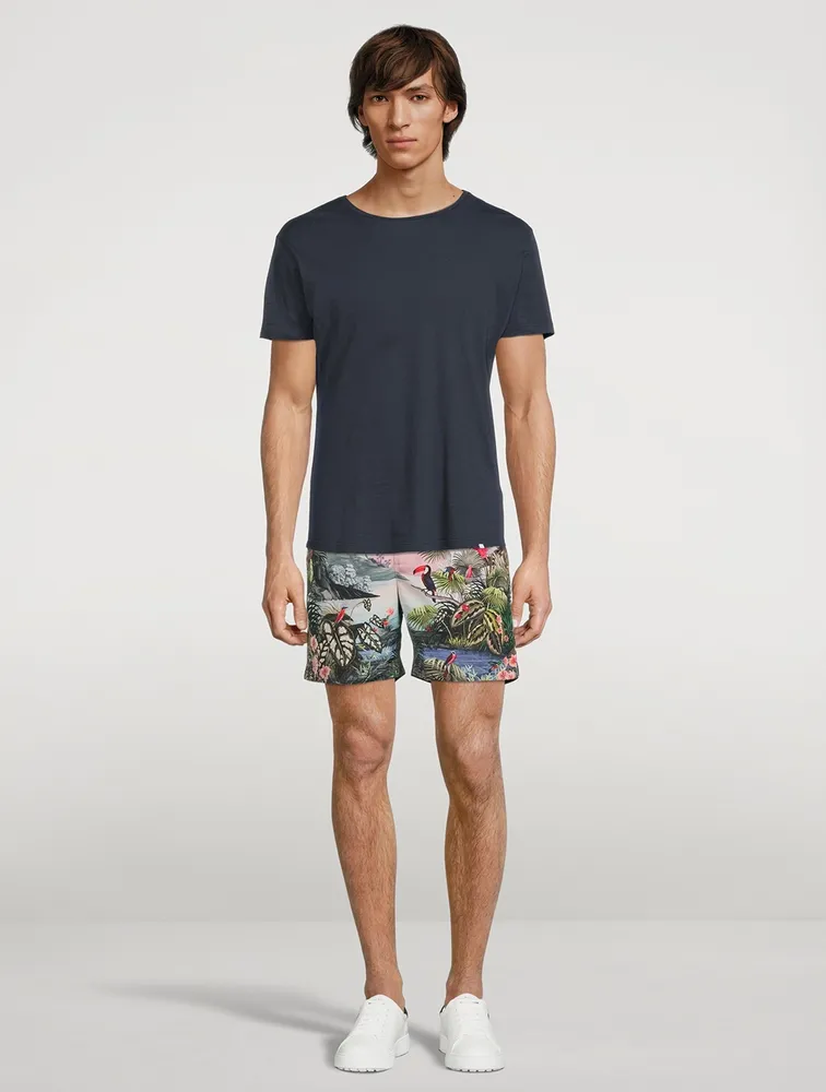 Bulldog Into The Jungle Swim Shorts