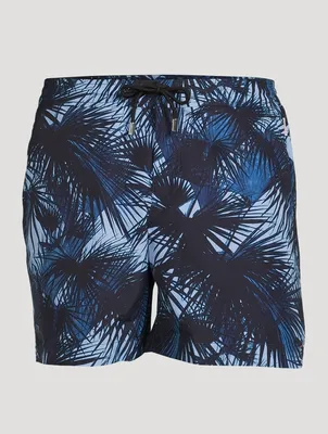 Standard Swim Shorts Moonlit Palms Print