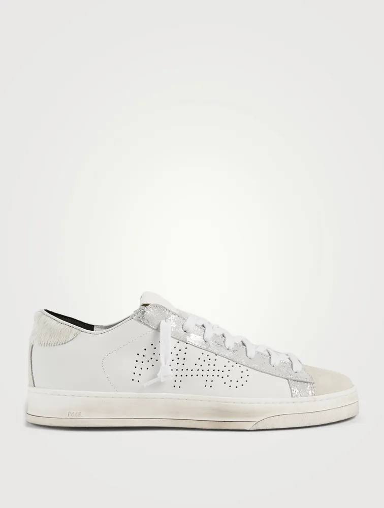Jack Perforated Leather Sneakers