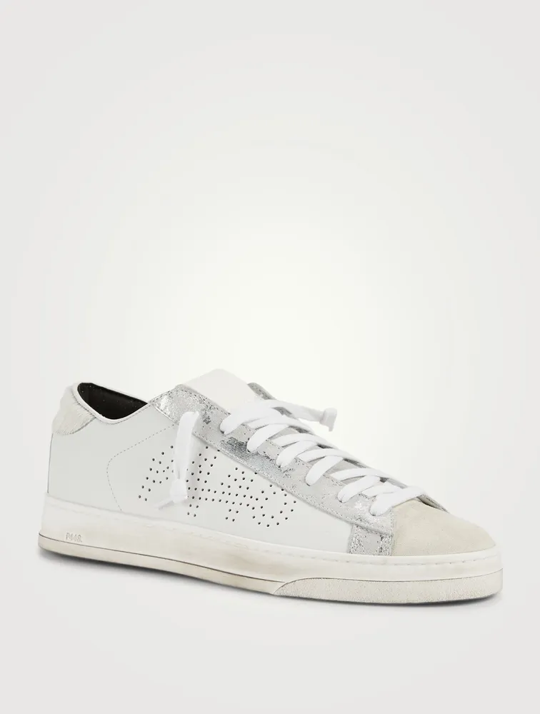 Jack Perforated Leather Sneakers