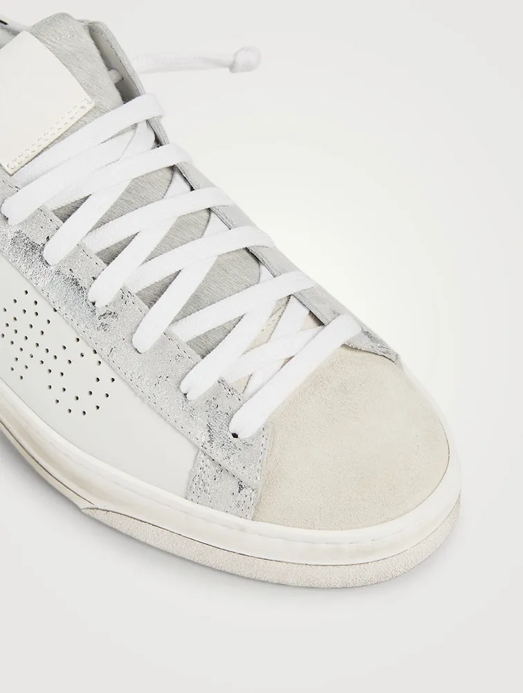 Jack Perforated Leather Sneakers