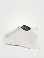 Thea Perforated Leather Platform Sneakers