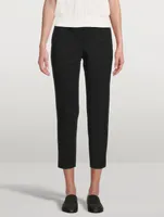 Treeca Cropped Ponte Pants