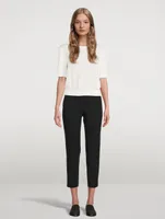 Treeca Cropped Ponte Pants