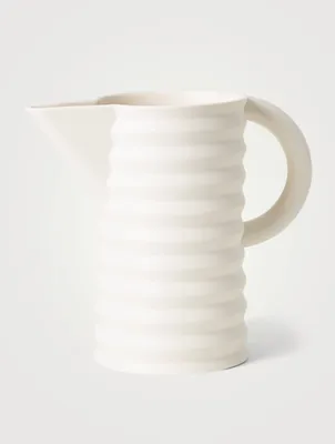 Pleated High Gloss Pitcher