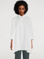 Oversized Cotton And Silk Shirt