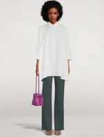 Oversized Cotton And Silk Shirt