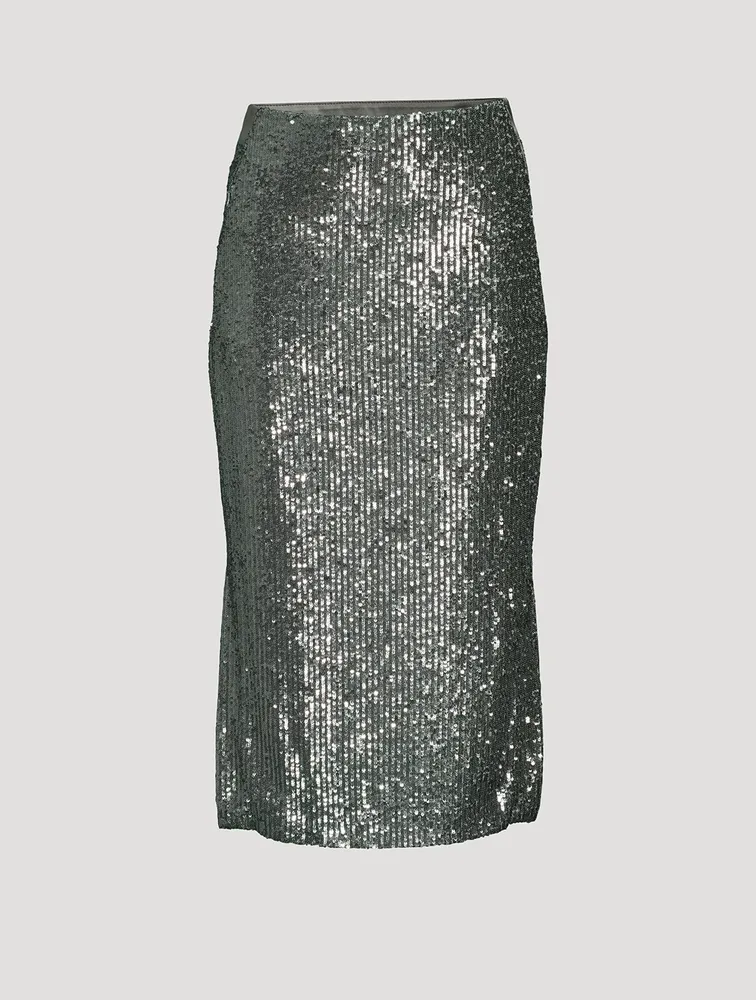 Sequin Pencil Skirt