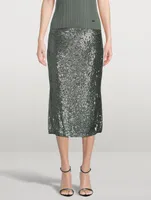 Sequin Pencil Skirt