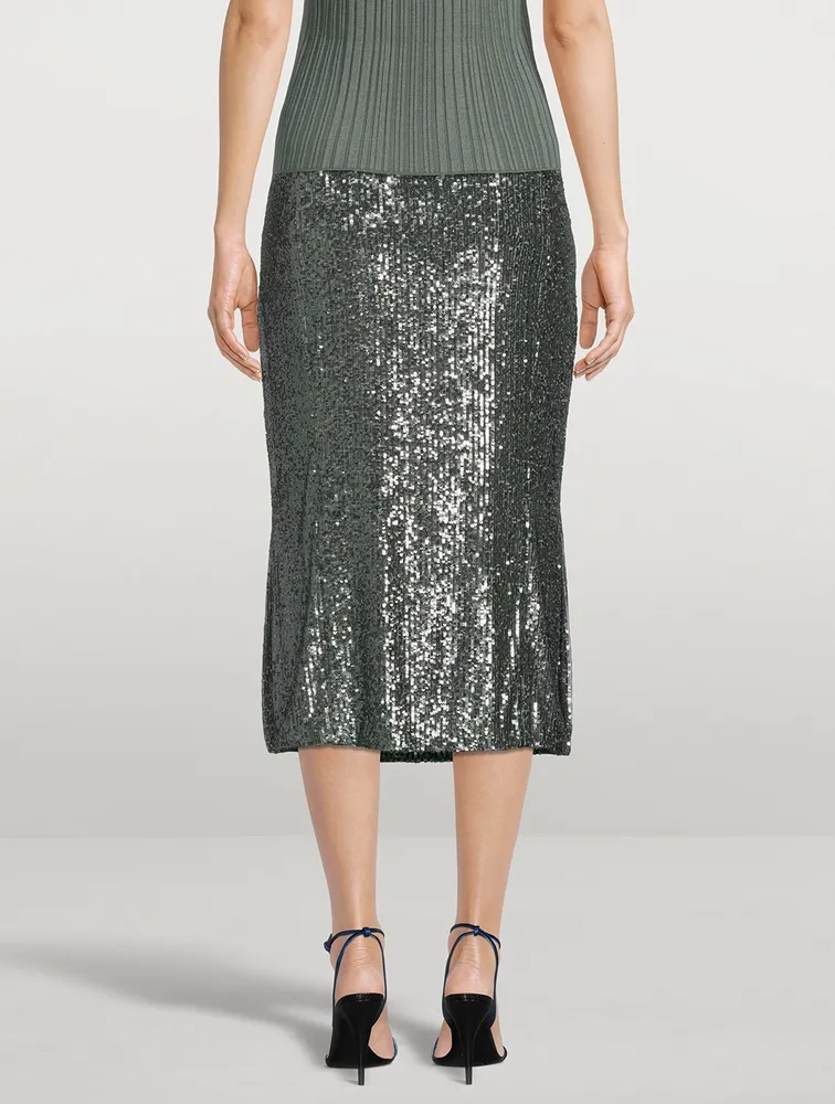 Sequin Pencil Skirt