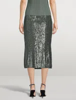 Sequin Pencil Skirt