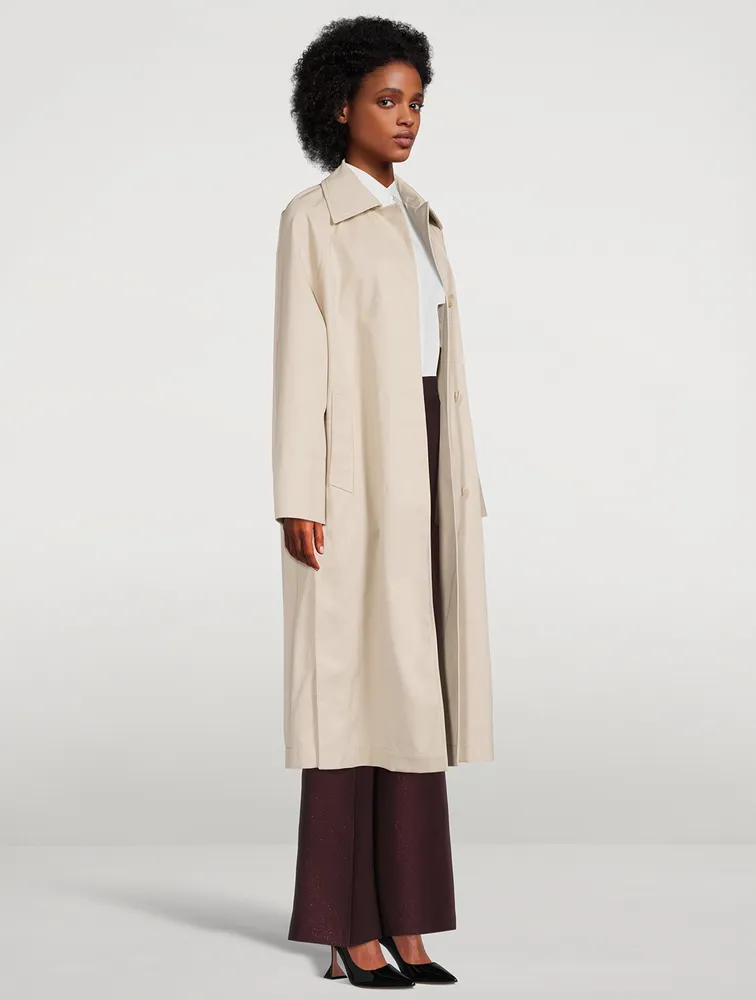 Hannes Cotton Gabardine Trench Coat