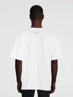 Cotton Split Graphic T-Shirt