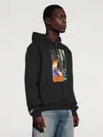 Cotton Split Graphic Hoodie