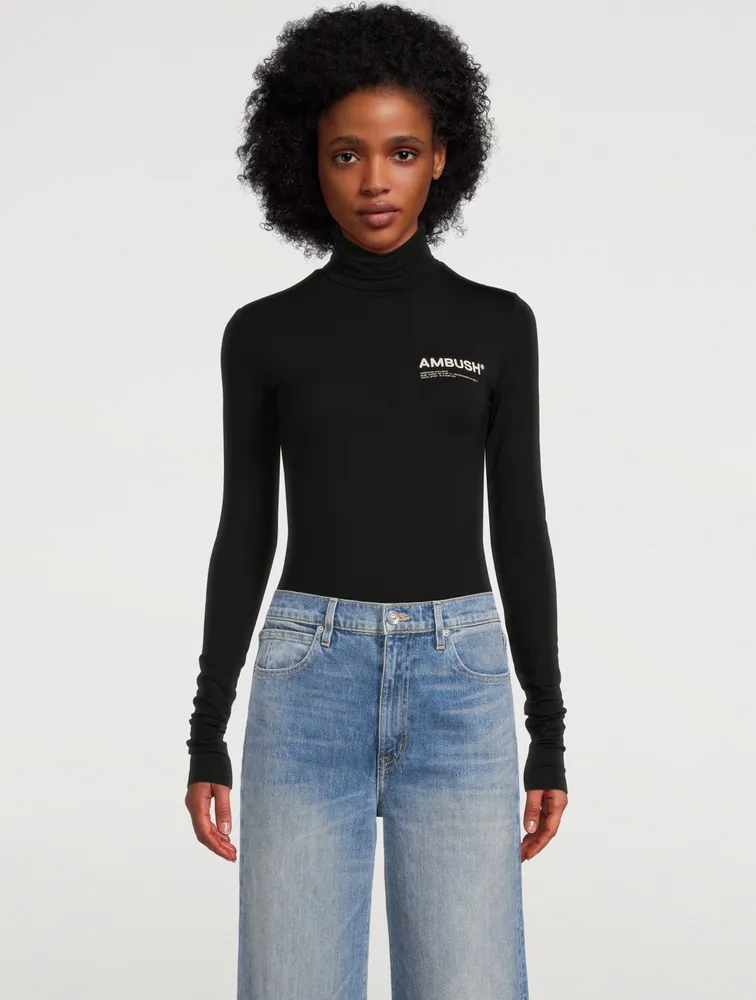 Workshop Jersey Turtleneck With Logo