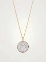 Small Cameo Athena Pendant Necklace